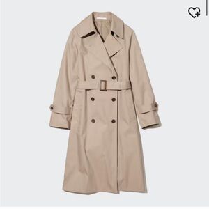 Uniqlo Trench Coat - S, Beige